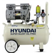 Hyundai HY7524 5.2CFM, 1HP, 24 Litre Oil Free Direct Drive Silenced Air Compressor